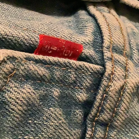 Men's Vintage Light Blue Denim Jacket - Picture 5 of 7